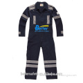 Reflective Tapes Dark Blue Cotton Fire Retardant Coverall, Safety Coverall